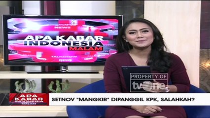 Apa Kabar Indonesia Malam - Setnov 'Mangkir' Dipanggil KPK, Salahkah? (Part 1)