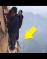 Climbing Mount Huashan is the most dangerous, terrifying hikes In the world. Don't forget to follow me