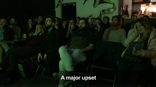 Italy fans watch team crash out of World Cup
