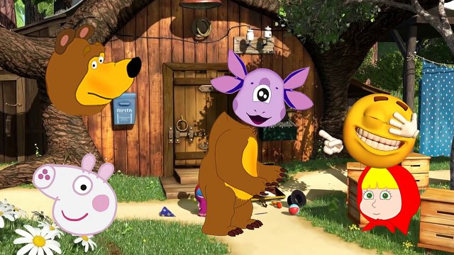 Мультик Игра Маша и Медведь Свинка Пеппа Превращение Лунтик Wrong Heads Masha and the Bear Peppa Pig