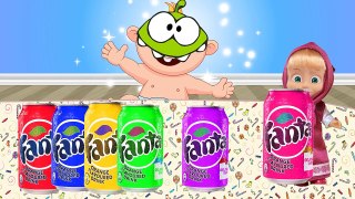 Фанта. Учим цвета. Мультик. Ам Ням. Маша и Медведь. Learn Colors with Fanta