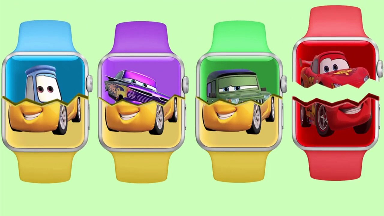 Learn Colors with Disney Cars Lightning Mcqueen Apple Watch(1)