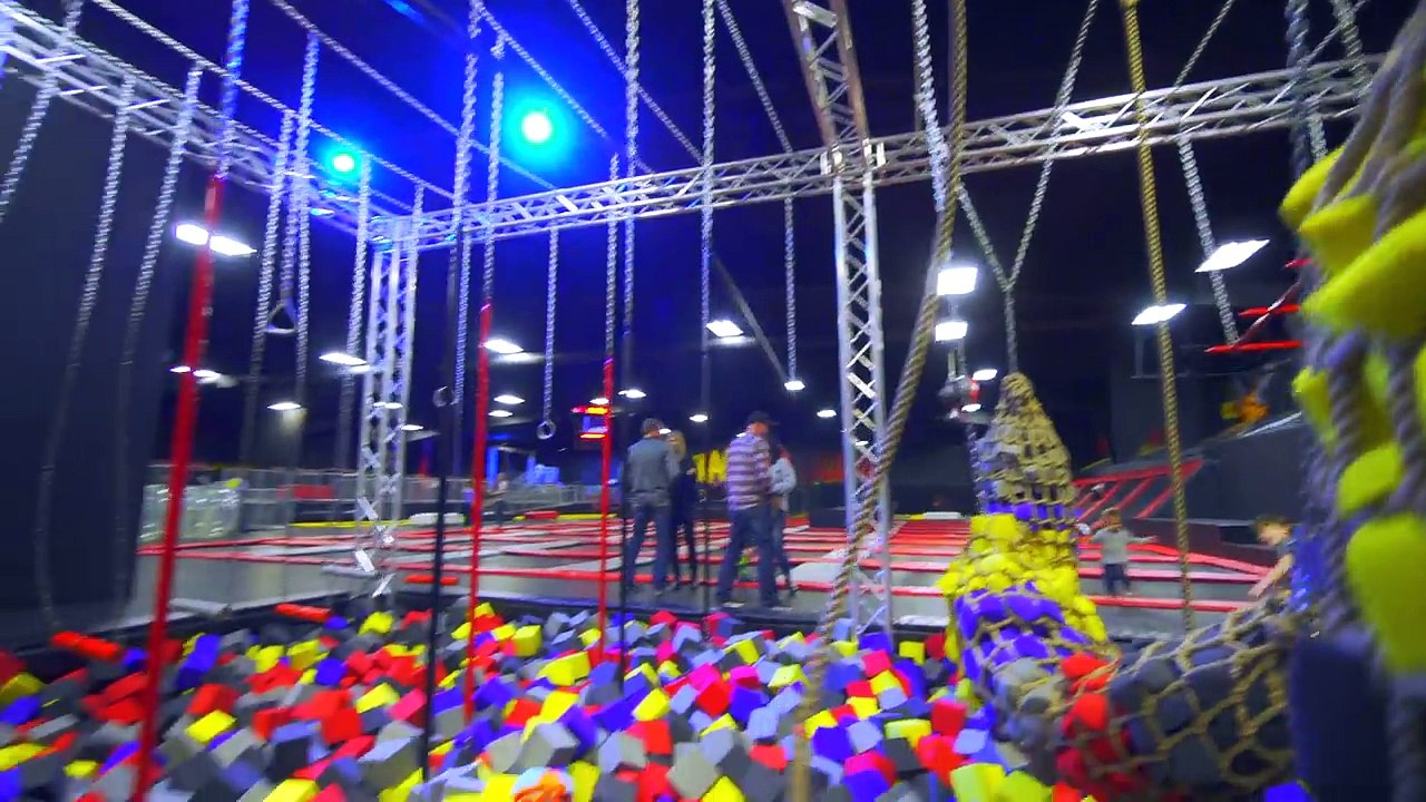 Indoor Playground and Trampoline Park with Blippi