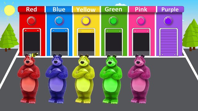 Маша и Медведь Разноцветный МИШКА Маша Фея - УЧИМ ЦВЕТА - Развивающий мультик 2017