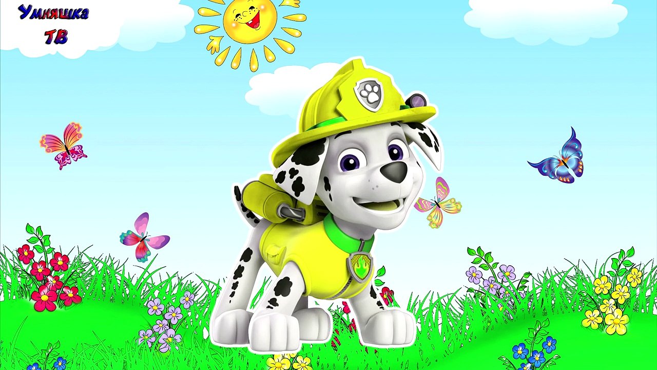 Щенячий патруль. Развивающие мультики. Учим цвета