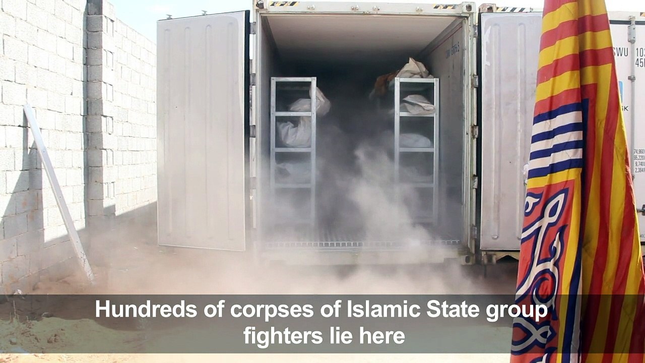 IS corpses in Libya await fate in containers