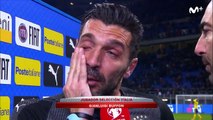 Gianluigi Buffon röportaj sırasında ağladı
