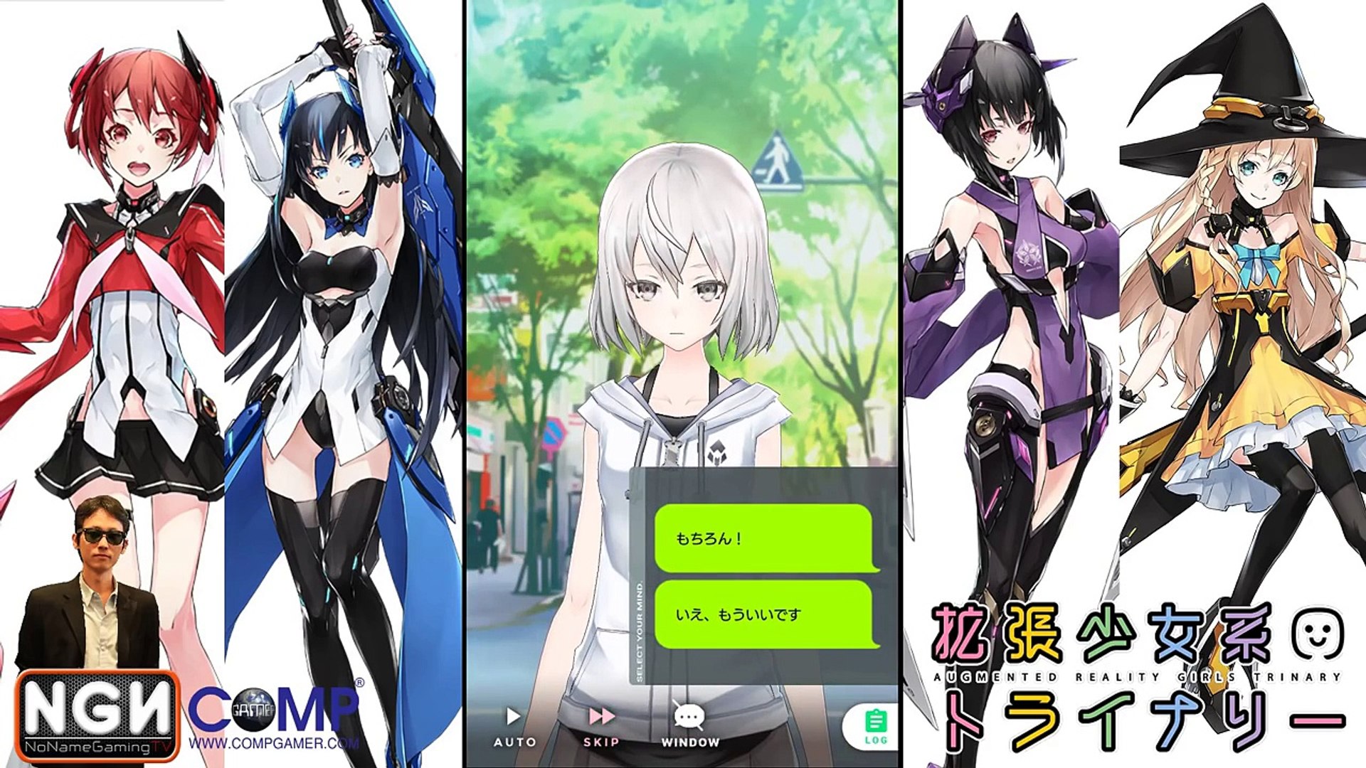 ⁣Augmented Reality Girls Trinary เกมมือถือแนวจีบสาวที่มาพร้อมอนิเมะ (Review)