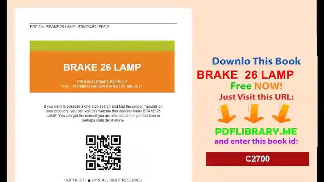 BRAKE  26 LAMP