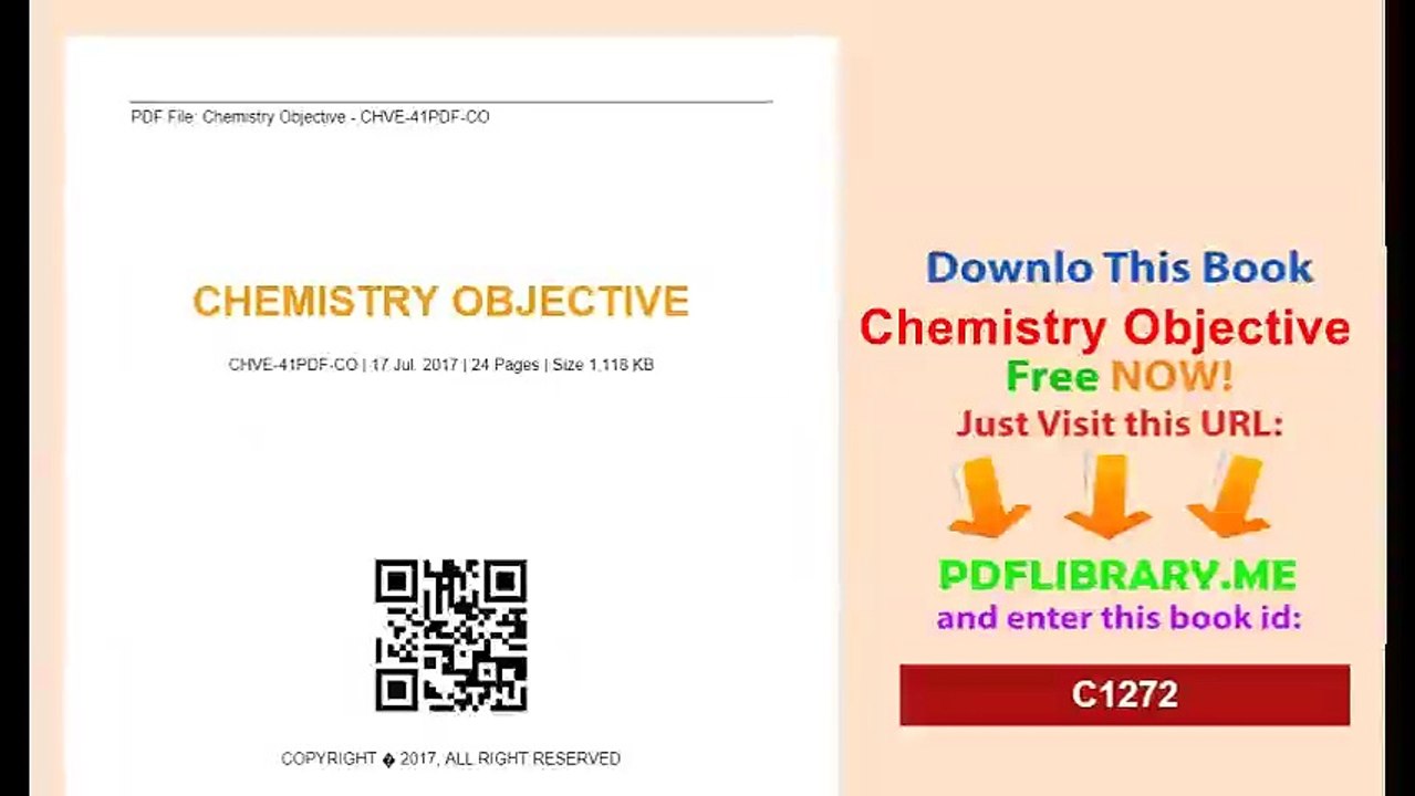 Chemistry Objective