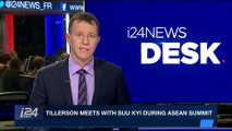 i24NEWS DESK | Tillerson meets with Suu Kyi during Asean summit | Tuesday, November 14th 2017