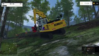 Farming simulator new Dozer with chipper and path