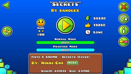 ¡Llegando a las 1000 estrellas en Geometry Dash! ¡Secrets! [By Danolex]