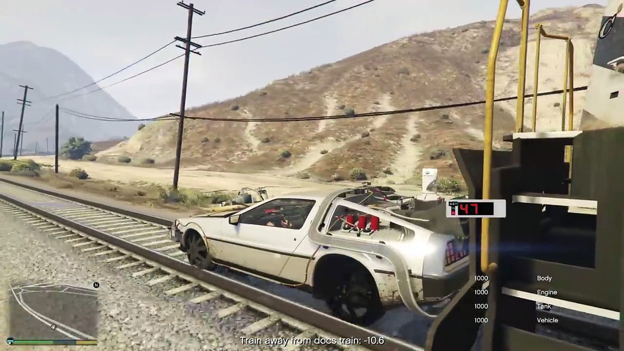 Grand Theft Auto V Back To The Future Mod Train Scene - Video Dailymotion