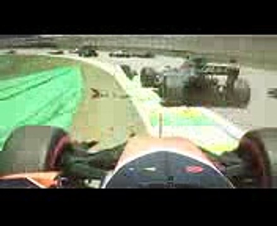 F1 2017 BRAZILIAN GRAND PRIX - DANIEL RICCIARDO, MAGNUSSEN & VANDOORNE CRASH WHO WAS AT FAULT