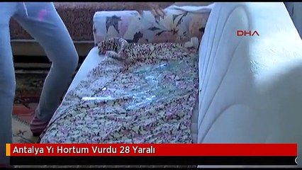 Antalya Yı Hortum Vurdu 28 Yaralı