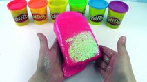 Super Glitter Play Doh Clay Dough Sparkle Popsicle Modelling Clay Rainbow Kinetic Sand FROZEN ELSA