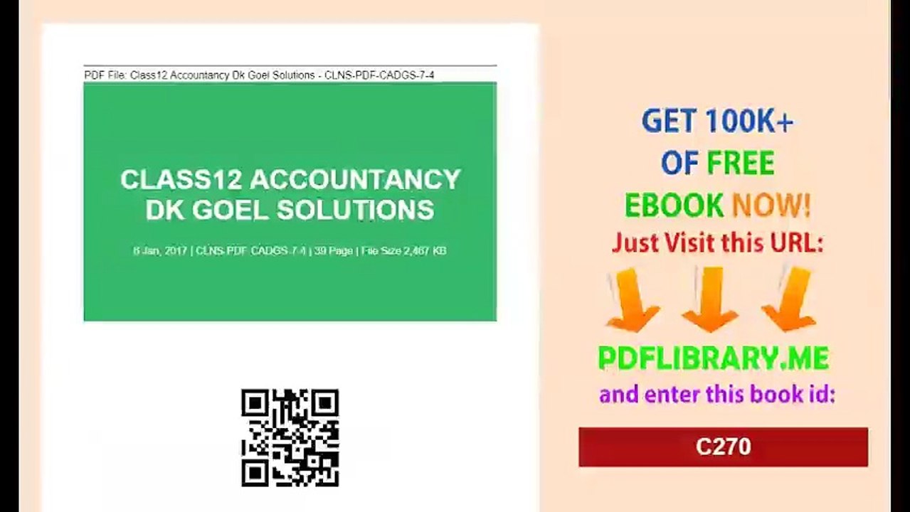 Class12 Accountancy Dk Goel Solutions
