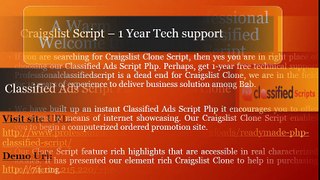 Classified Ads Script Php with Full Source Code