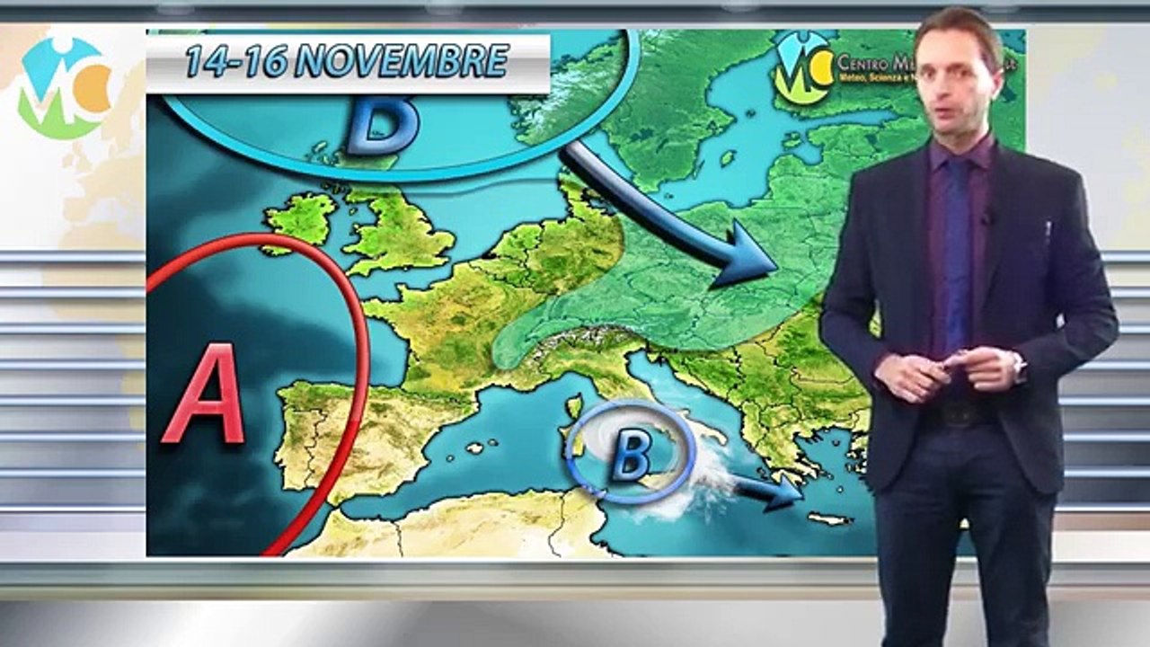 METEO 14_16 novembre  ancora piogge temporali e neve