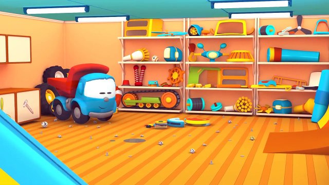 Leo the truck Full episodes #10. Car cartoon & learning videos. Vehicles for kids with Leo truck.-tlId0PaksuI