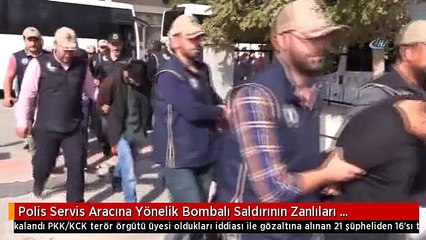 Polis Servis Aracına Yönelik Bombalı Saldırının Zanlıları Yakalandı