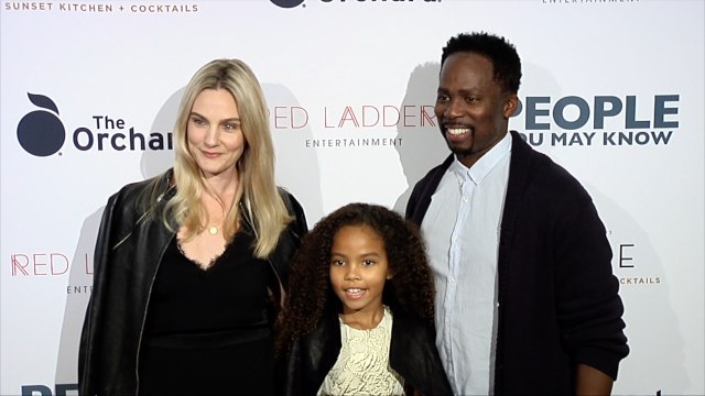 Wynter Perrineau with Mom and Dad People You May Know Los Angeles Premiere Red Carpet