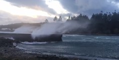 Strong Winds Lash Western Washington State