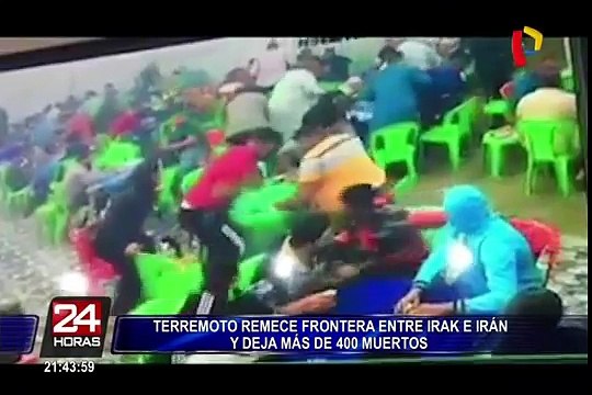 Al menos 7 mil heridos deja terremoto que sacudió frontera entre Irán e Irak