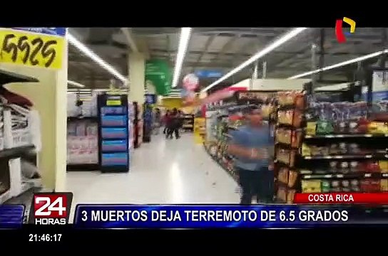 Así se sintió el sismo de Costa Rica en el interior de un