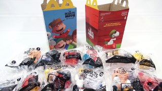 The Peanuts Movie McDonalds new Happy Meal Toy Set