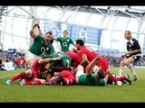 Chris Henry Try - Ireland v Wales 8th February 2014