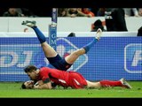 Super Dan Biggar Try, France v Wales, 28th Feb 2015