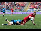 Scott Williams dives over for 8th Welsh Try, Italy v Wales, 21st March 2015