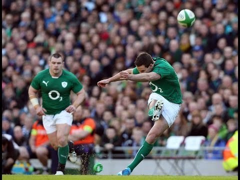Jonathan Sexton Penalty Opens the Scoring - Ireland v Scotland 2nd February 2014