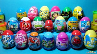 60 Surprise Eggs Unboxing,сюрприз яйца,Kinder Surprise eggs