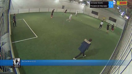 But de Brice (2-2) - Schneider Electric Vs Pompiers de Chauvigny  - 13/11/17 21:00 - LIGUE 2