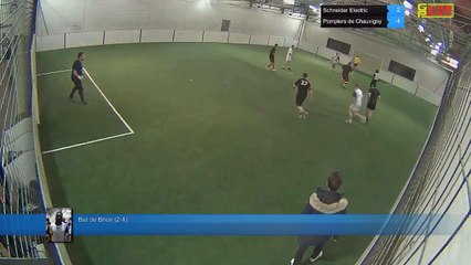 But de Brice (2-4) - Schneider Electric Vs Pompiers de Chauvigny  - 13/11/17 21:00 - LIGUE 2