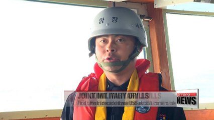 US carrier strike groups in massive naval drill with S. Korea, Japan