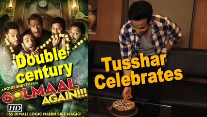 Tusshar Kapoor Celebrates “Golmaal Again” Success | crosses 200 crore