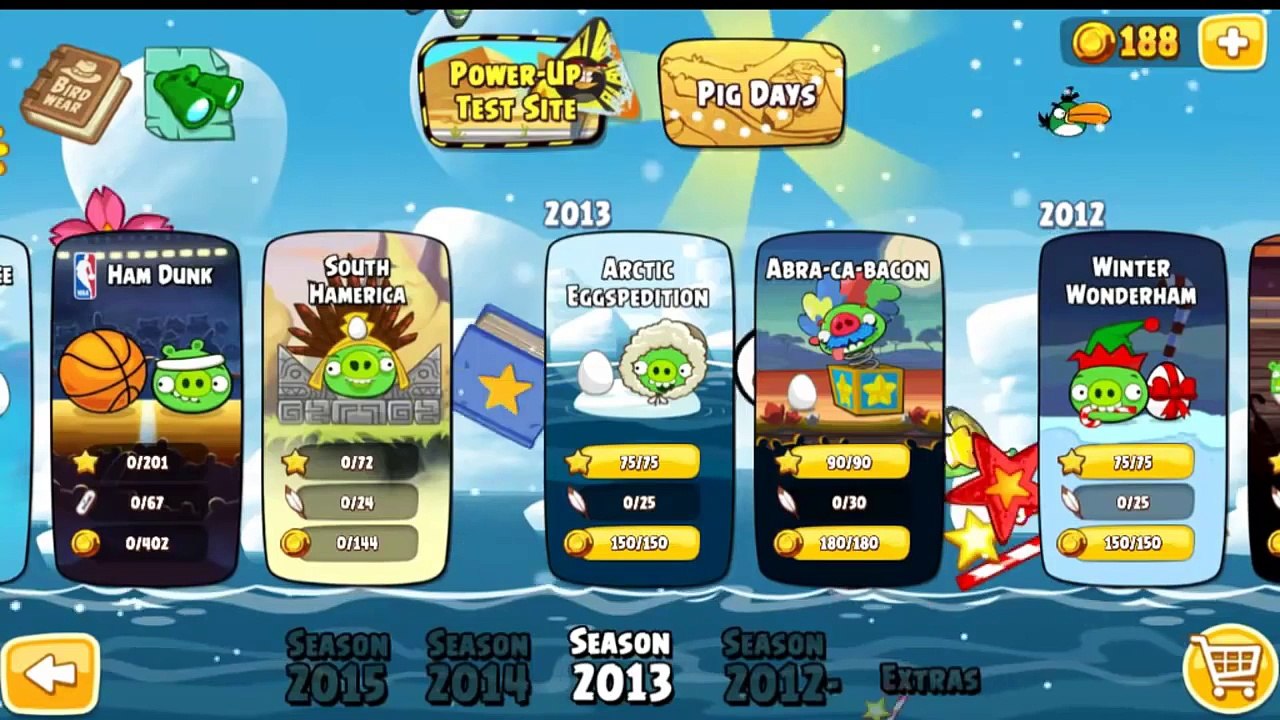 Angry Birds Seasons South Hamerica All levels