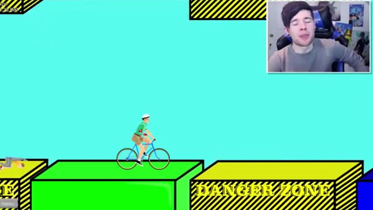 COMPLETING THE DANTDM HAPPY WHEELS CHALLENGE!