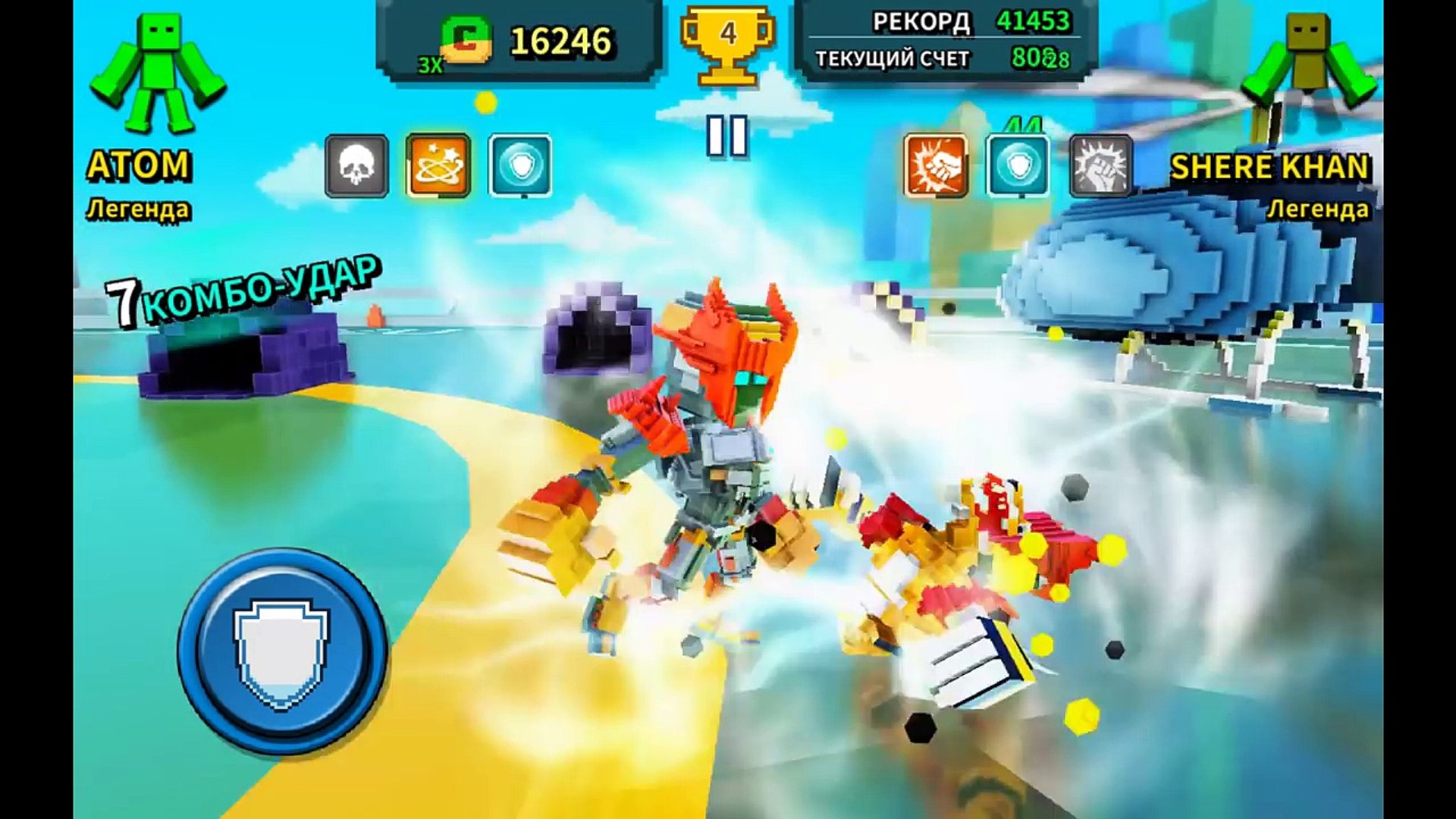 ⁣REAL STEEL PIXEl ATOM | NOISY BOY | MIDAS | ZEUS | CHAMPIONS LEGENDARY ROBOTS | Super Pixel Heroes