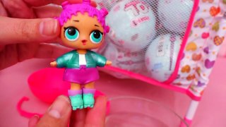 Juguetes como huevos sopresa con bebes de juguete y sorpresas divertidas - Muñecas L.O.L. Surprise