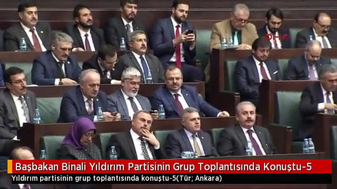 Başbakan Binali Yıldırım Partisinin Grup Toplantısında Konuştu-5