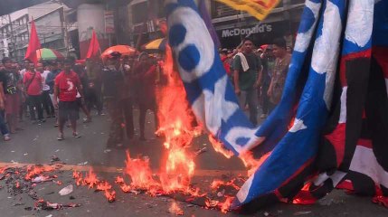 Nouvelle manifestation anti-Trump à Manille pour le sommet de l'ANSEA
