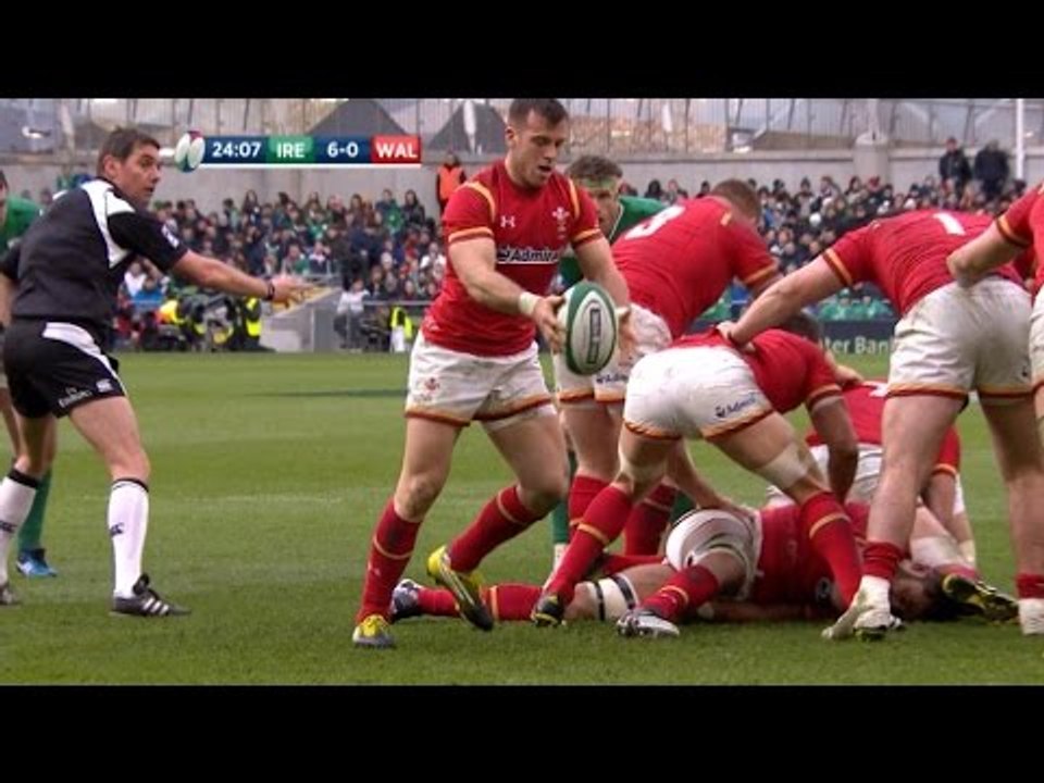 Devin Toner charge down puts Ireland on the attack | RBS 6 Nations