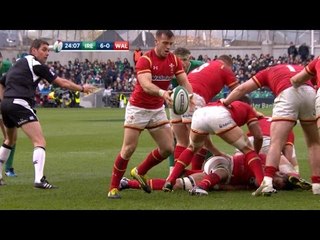 Devin Toner charge down puts Ireland on the attack | RBS 6 Nations