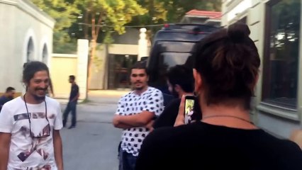 Koray Avcı, klip setinden kareler...