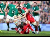 Scott Williams introduces himself to Brian O'Driscoll - Ireland v Wales 8th February 2014